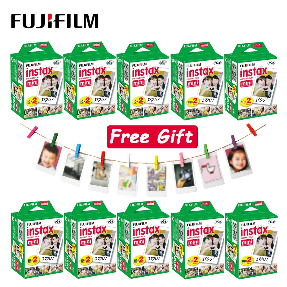 Фотобумага Fujifilm Instax Mini LiPlay 10 100 листов 11 9 8 7s 70 90 звеньев фотобумага с белыми краями