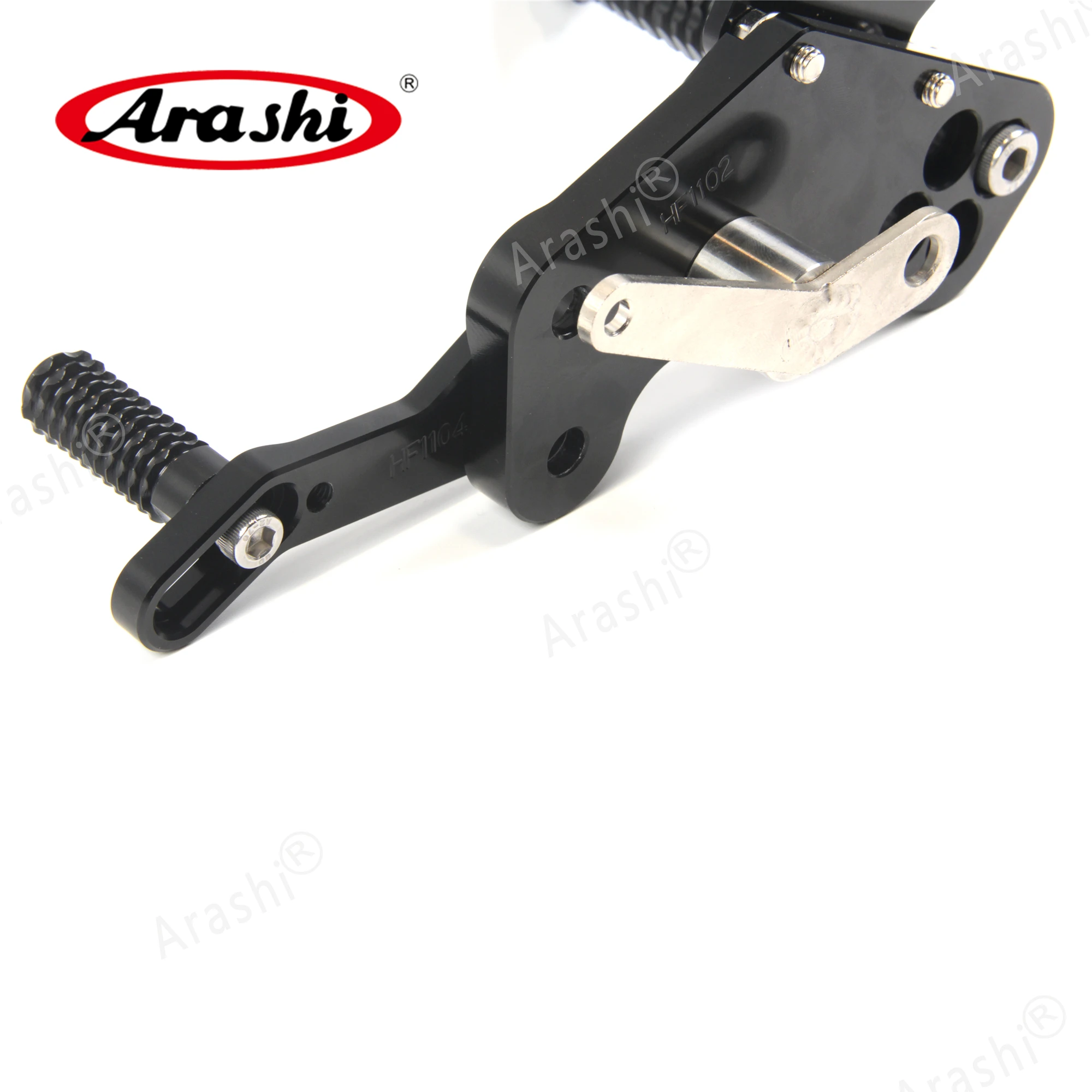 Arashi Z 125 Pro CNC Adjustable Rearset For KAWASAKI Z125 Z125-Pro 2016 2017 2018 2019 2020 2021 Footrest Foot Pegs Motorcycle | Автомобили
