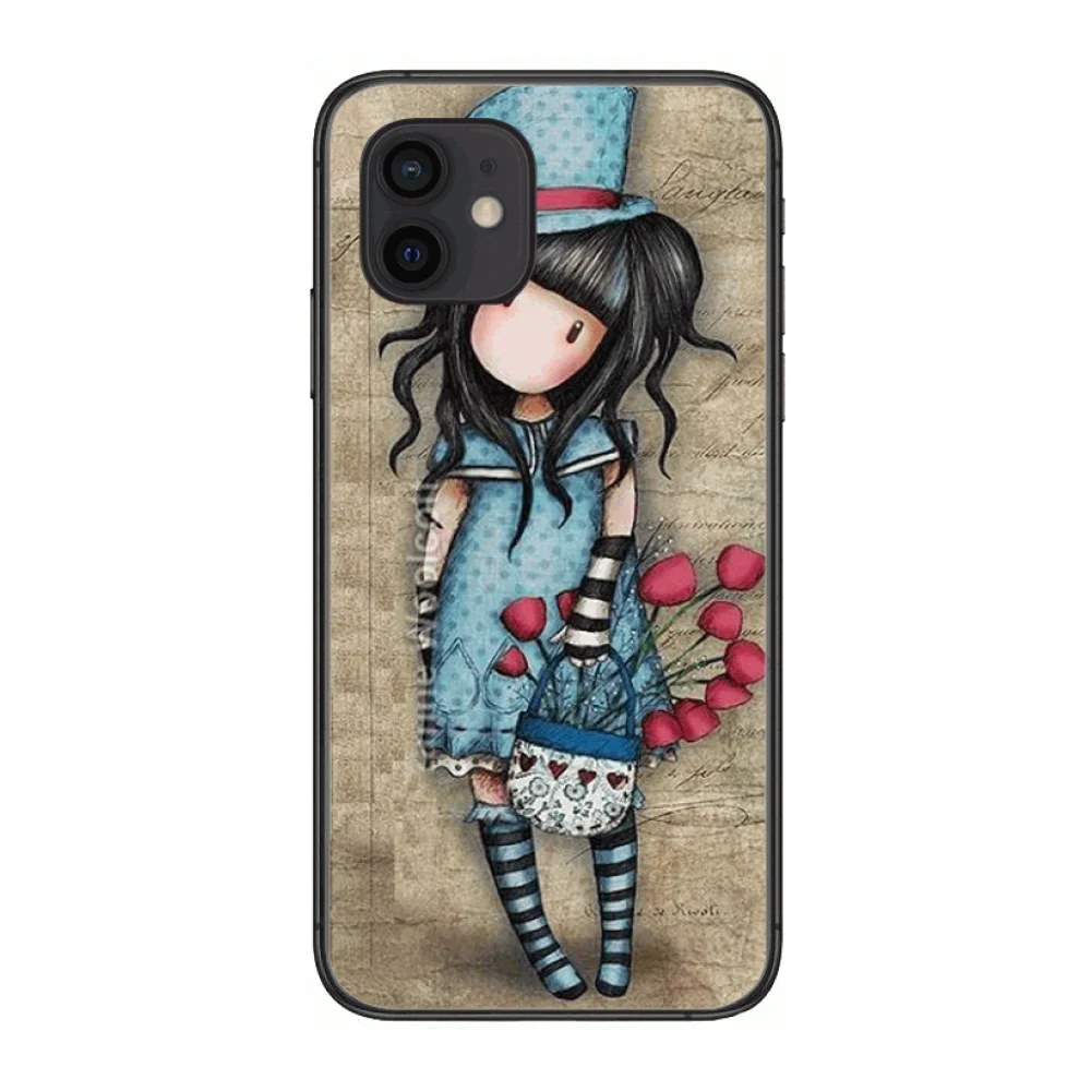 

Elf girl Style Phone Case cover For iphone 12 pro max 11 8 7 6 s XR PLUS X XS SE 2020 mini black cell shell