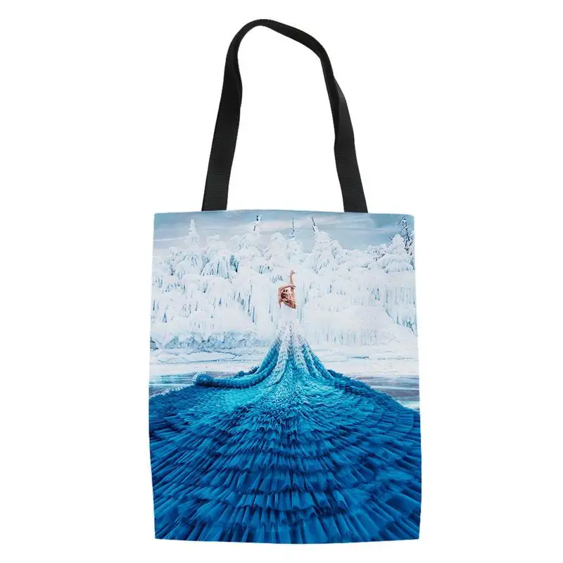 

2021 New Casual Canvas Bag Women Beach Bags Girl Single Shoulder Shopping Tote Handbags Ladies Travel Large Tote Bolsa De Praia