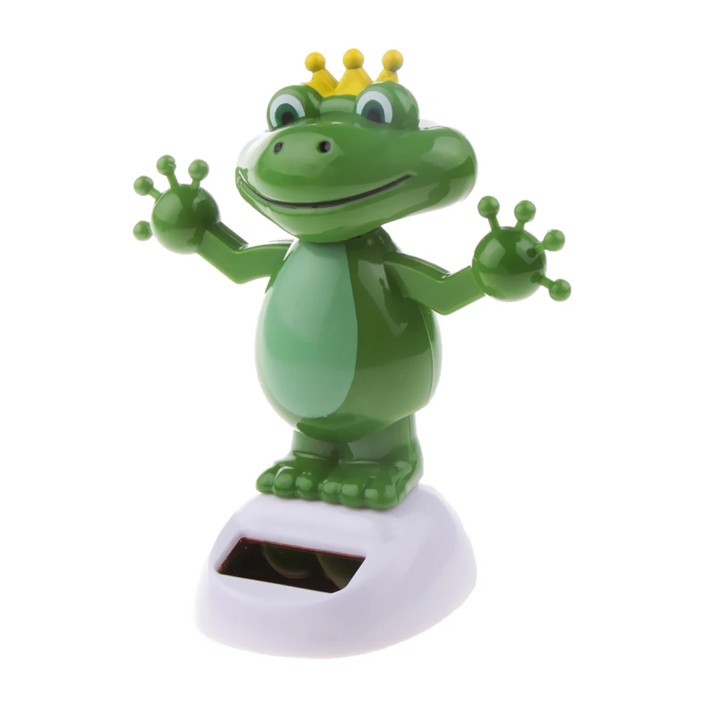 Кукла лягушка украшение интерьера автомобиля танцевальная игрушка на солнечной