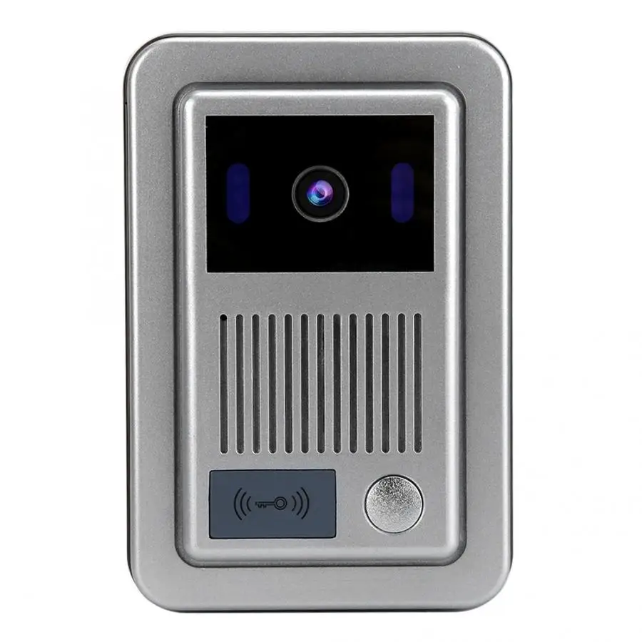 Видеодомофон 1V2 с ЖК дисплеем 7 дюймов домофон ID карта дверной звонок 100 240 В