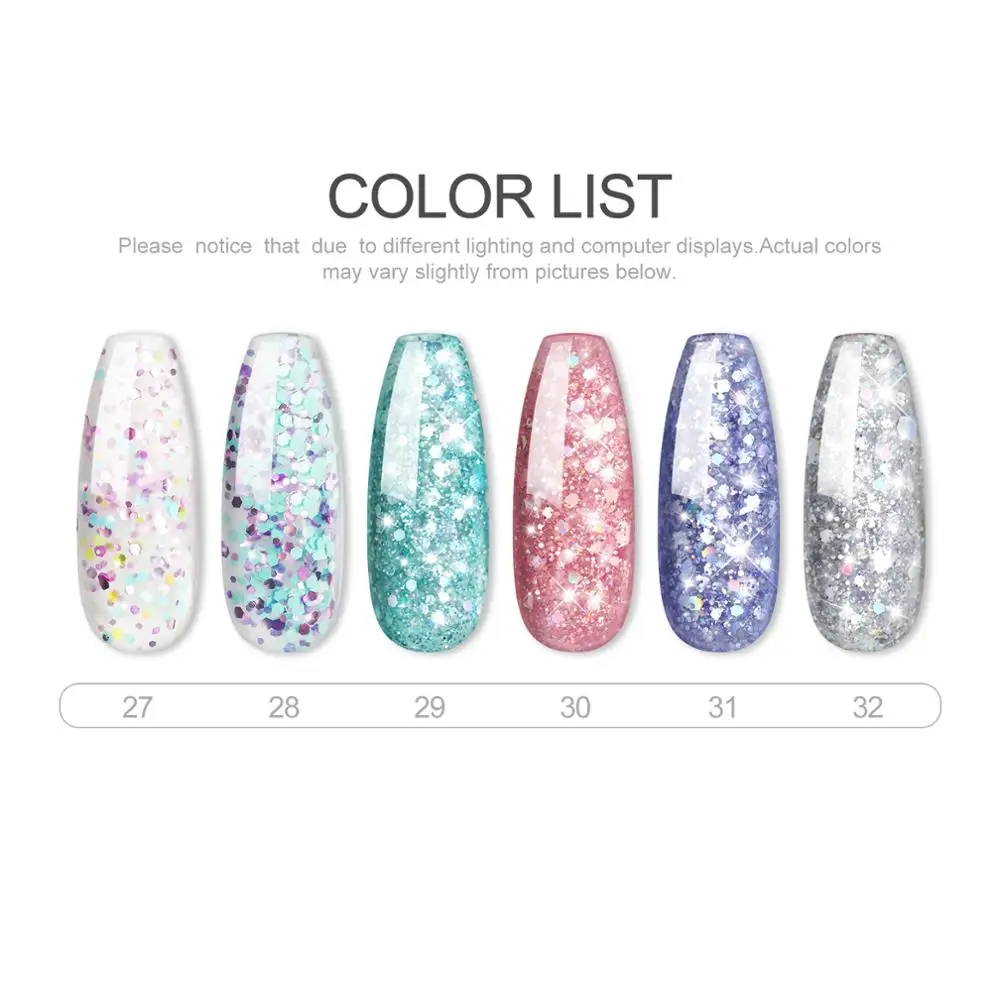 Полигель для ногтей COSCELIA блестящий акриловый гель все маникюра дизайн