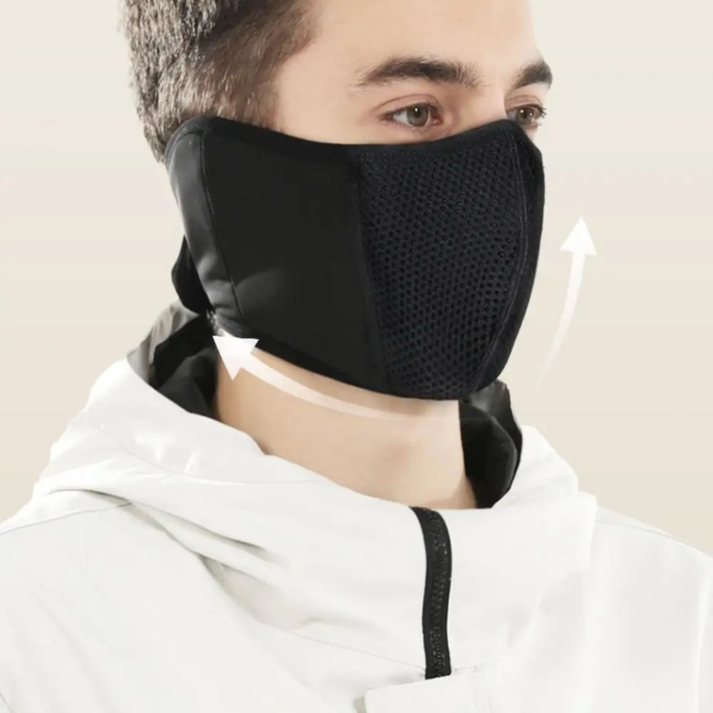 Многоразовая Высококачественная накладка на половину лица для лыж с ушками