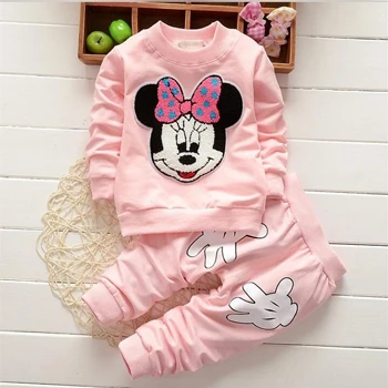 ST009-Pink Комплекты одежды для маленьких мальчиков, весенние хлопковые комплекты одежды с Бэтменом для мальчиков детские спортивные костюмы с длинными рукавами одежда для детей возрастом от 1 года до 3 лет - Цвет: ST009-Pink