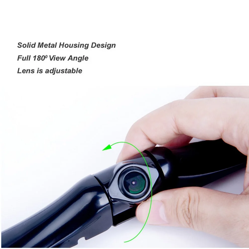 Регулируемый объектив для автомобильного номерного знака резервная камера с