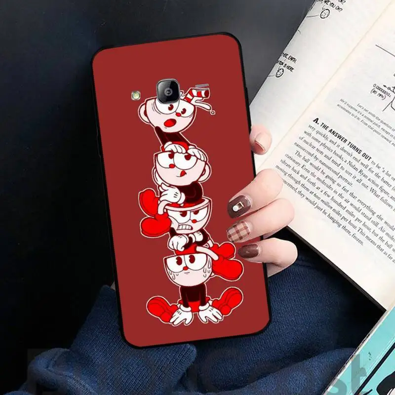 

cartoon cute Cuphead game Phone Case For Samsung galaxy S 7 8 9 10 20 edge A 6 10 20 30 50 51 52 70 note plus mobile bags