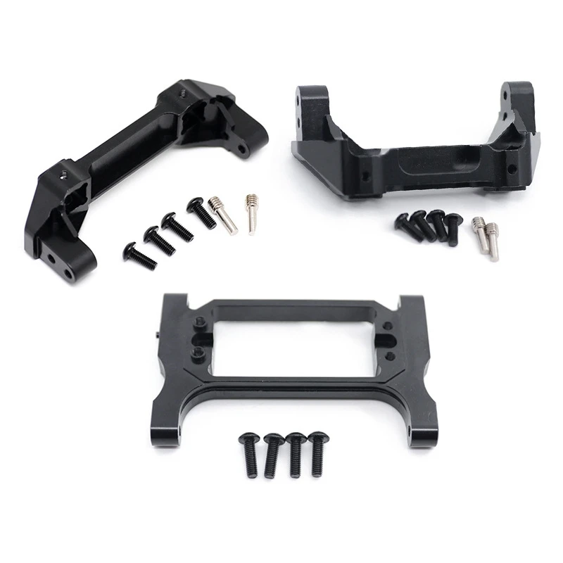 

CNC Metal Front & Rear Bumper Mount Servo Stand For 1/10 RC Crawler Traxxas TRX4 TRX-4 8237 Upgrade Parts