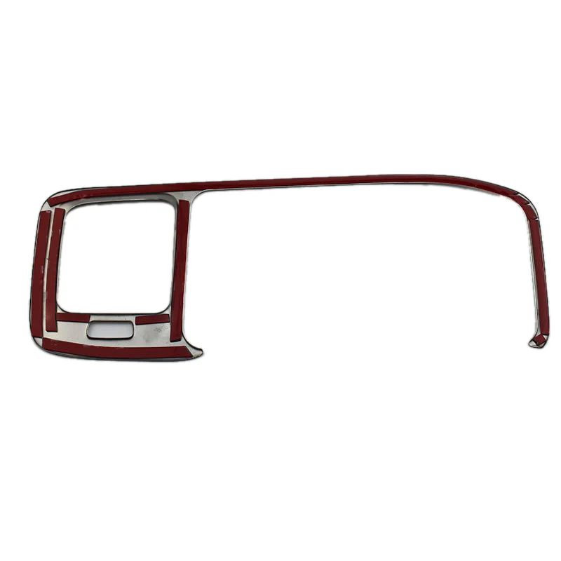 

Top!-Console Navigation Frame Decoration Cover Trim Strip Interior Molding Sequins 3D Sticker for Volvo S60L S60 V60