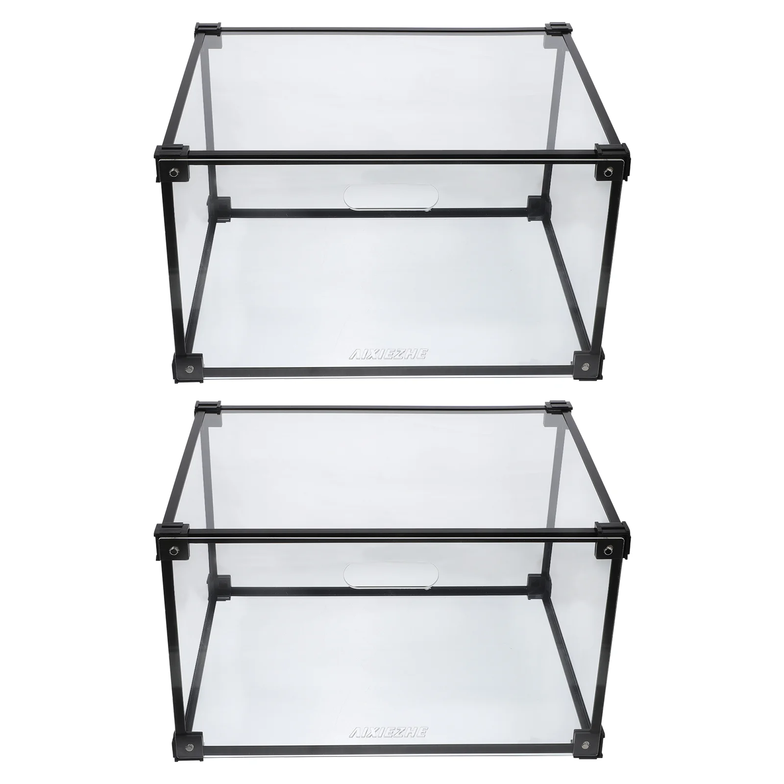 

2 шт., пылезащитные коробки для хранения обуви