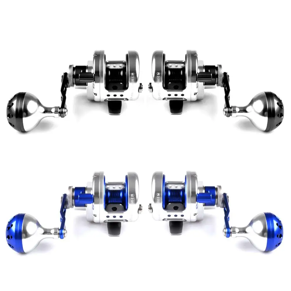 6 1: 1 барабанная троллинг катушка Профессиональная полностью металлическая