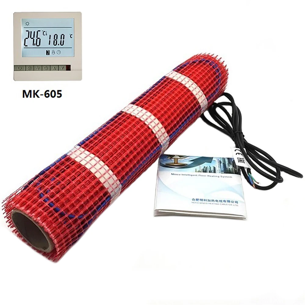 MINCO HEAT 1 ~ 4m2 коврик для подогрева пола 220 В 150 Вт/м2 подогреватель помещений (выбор
