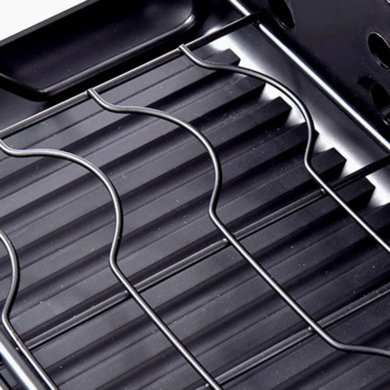 

Dish Rack and Drainboard Set, Dish Drying Rack for Kitchen Counter,2 Tier Dish Rack Large Capacity Designed