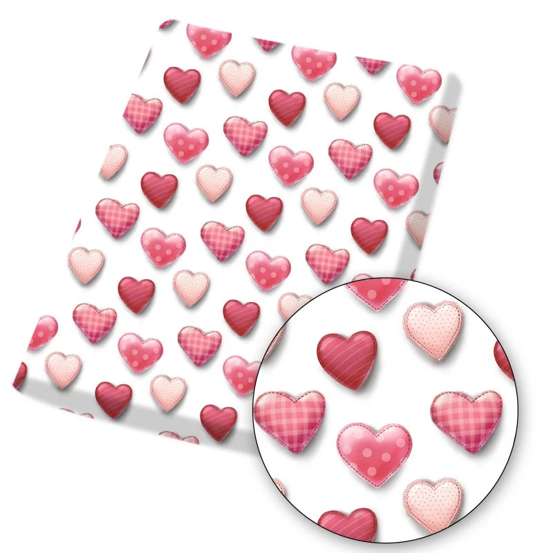 

Heart-Shaped Serie Polyester Cotton Fabric Sewing Quilting Patchwork Quilt Material Fabrics Needlework DIY Cloth Sewing