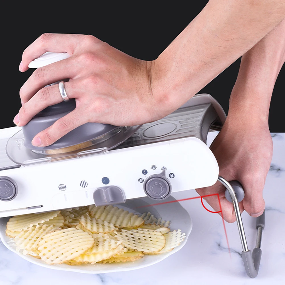 

Mandoline Slicer Manual Vegetable Cutter Professional Grater With Adjustable 304 Stainless Steel Blades Vegetable Kitchen Tool