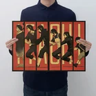 Наклейки на стену Учиха Итачи Наруто, настенные картины для интерьера дома в эстетическом стиле, комнатный декор, аниме постер, обои для комнаты мальчика