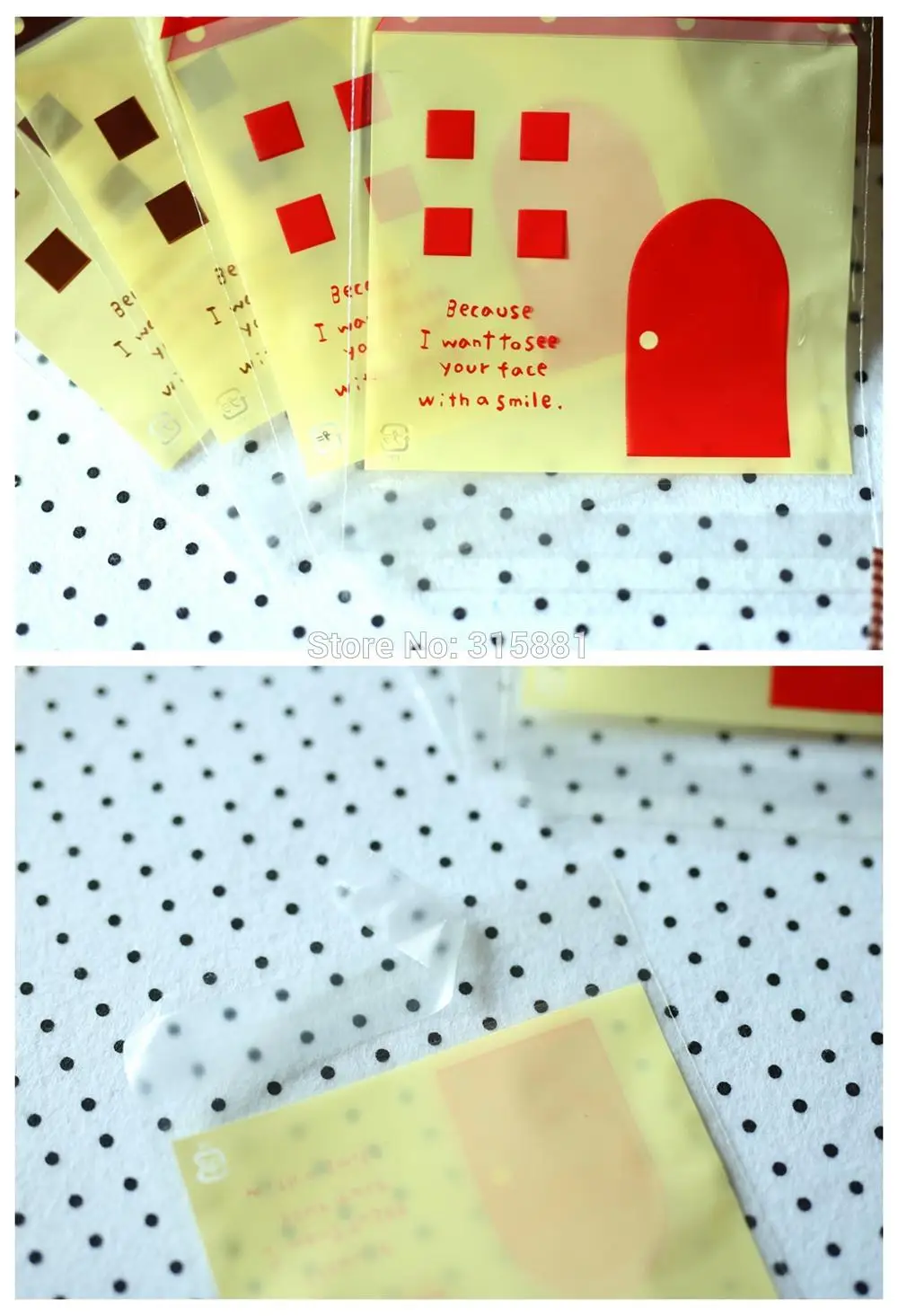 Маленькие домашние пакеты для печенья самоклеящиеся пластиковые с запахом