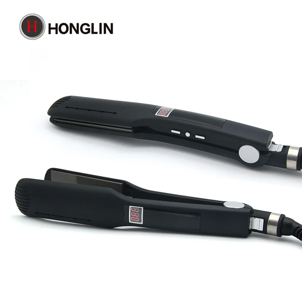 Профессиональный Выпрямитель для волос Honglin утюжок с керамической широкой
