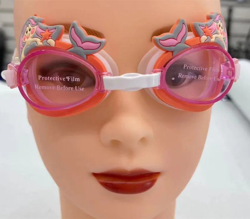 HD водонепроницаемые детские очки для плавания мальчиков и девочек милые
