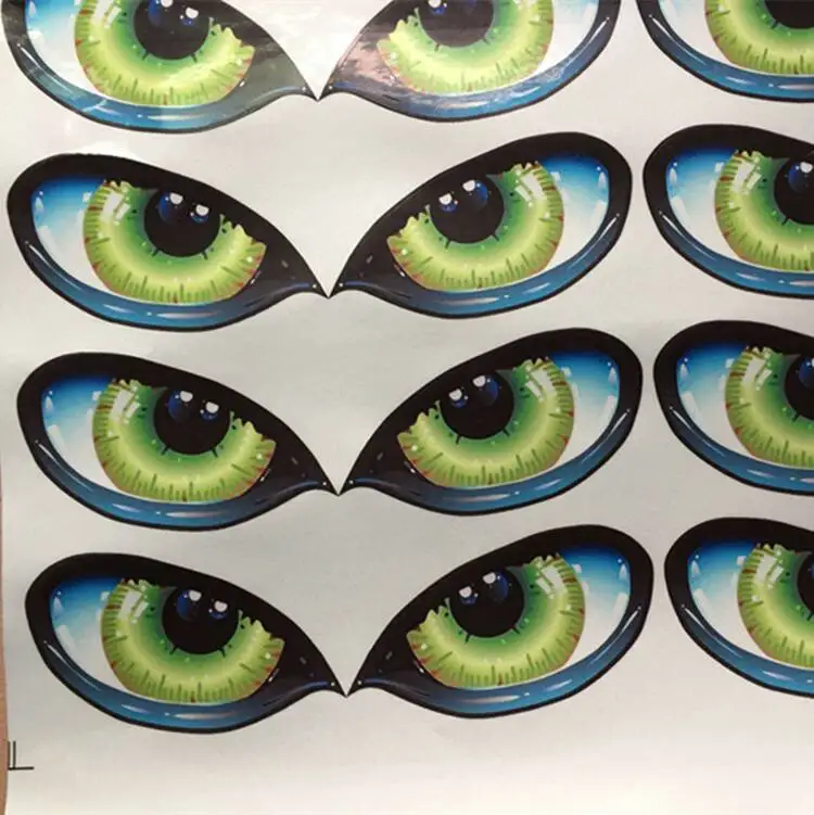 3D стерео наклейки для автомобиля кошачий глаз креативные автомобильные зеркала