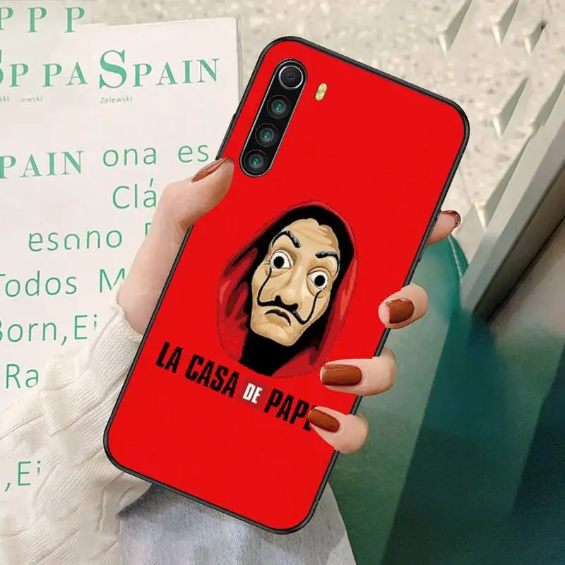 

Spain TV Money Heist House Paper Phone Cases For Redmi 7 8 9 A K20 30 Pro Note 8 9 Pro 9s