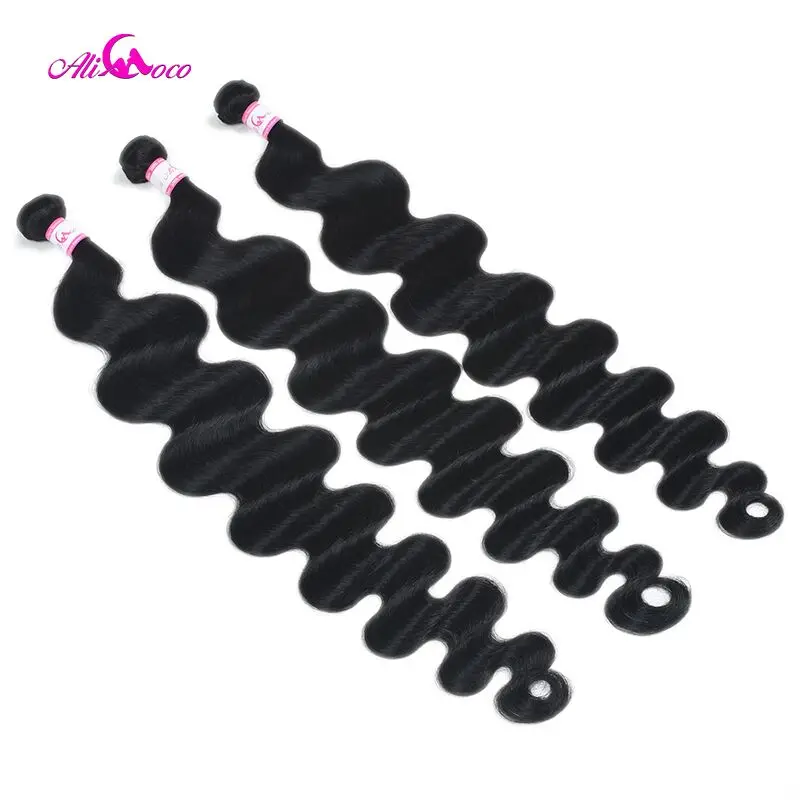 Волнистые бразильские волнистые 3 пряди Ali Coco с фронтальной застежкой 13x6