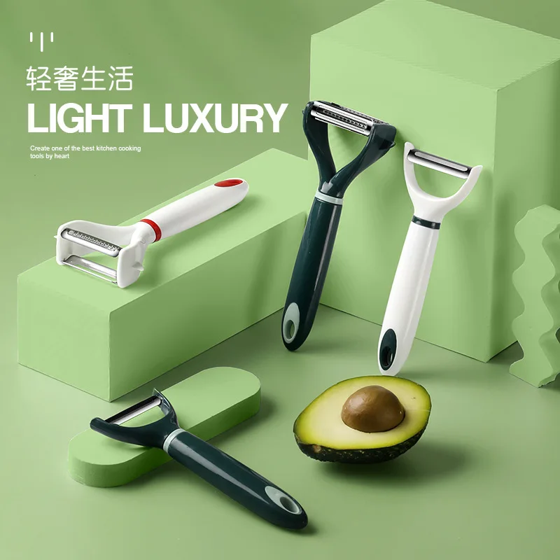 

Stainless Steel Peeler Vegetable And Fruit Grater Potato Cucumber Carrot Cutter Gadget Sets Potatoes Tools Kitchen Accessories