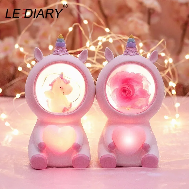 Ночсветильник LEDIARY в виде животного астронавта кошки медведя украшения