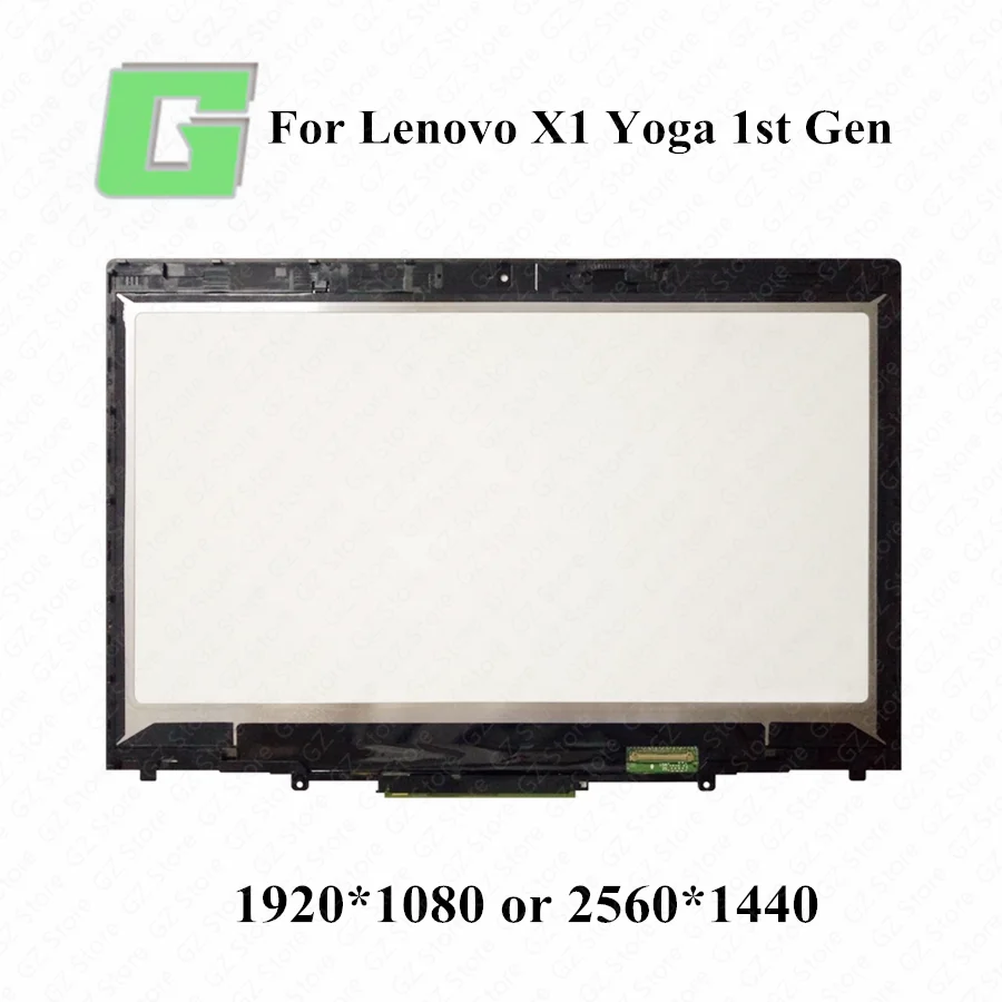 14 &quotдюймов для Lenovo X1 Йога 1st Gen 2016 год ЖК-экран сенсорный экран в сборе 01AY702 PN