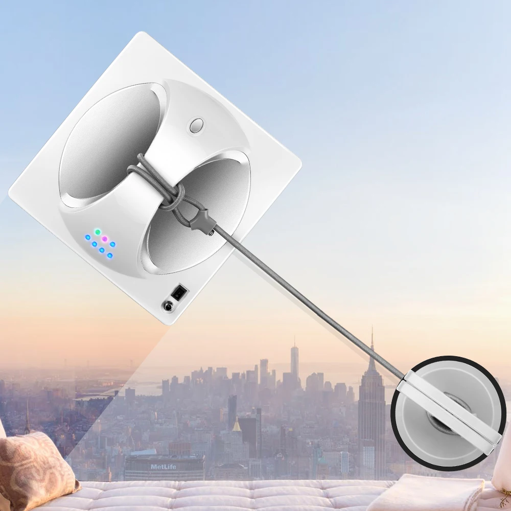 Умный робот пылесос WS 960 для окон очиститель снаружи и сверху 4 ЖК дисплея