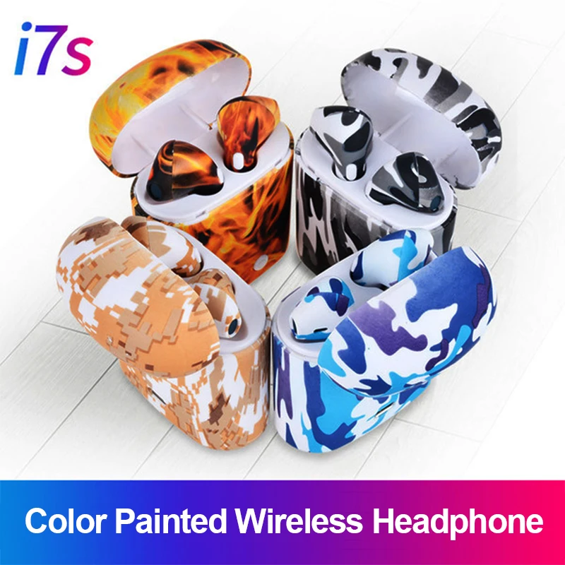 Беспроводные наушники i7s TWS Bluetooth спортивные наушники-вкладыши гарнитура с