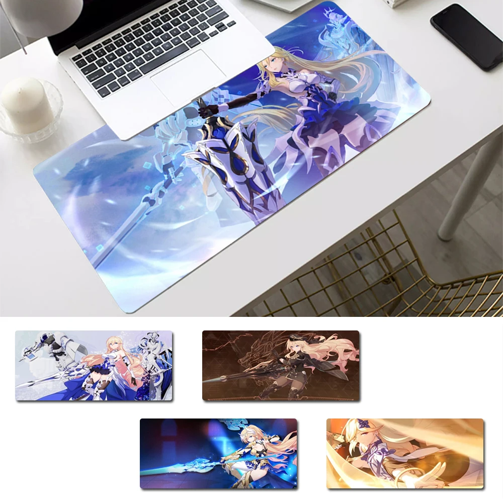

Print Honkai Impact 3 Durandal Gaming Mouse Pad Gaming MousePad Large Big Mouse Mat Desktop Mat Computer Mouse pad For Overwatch