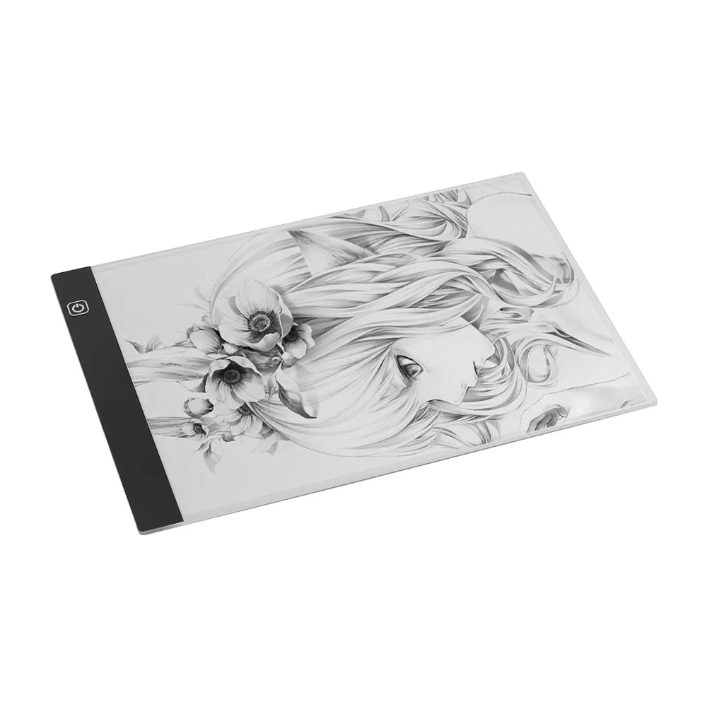 Панель Светодиодная A4 для рисования 3 5 мм с кабелем питания USB|Цифровые планшеты| |