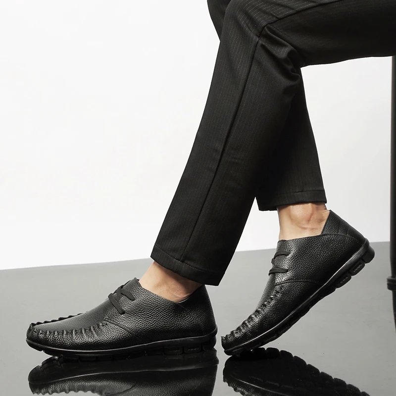 

Men Casual Flat Shoes Men Casual Sport Shoes Leisure Zapatos Casuales Man Para Hombre De Cuero Mens Slip On Leather Sports Shoe