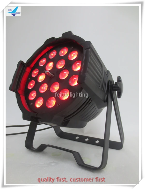 H-2/лот DMX Par Can 18x18 Вт rgbwa uv 6 в 1 светодиодный par zoom супер яркий DJ подсветка COB | Лампы и