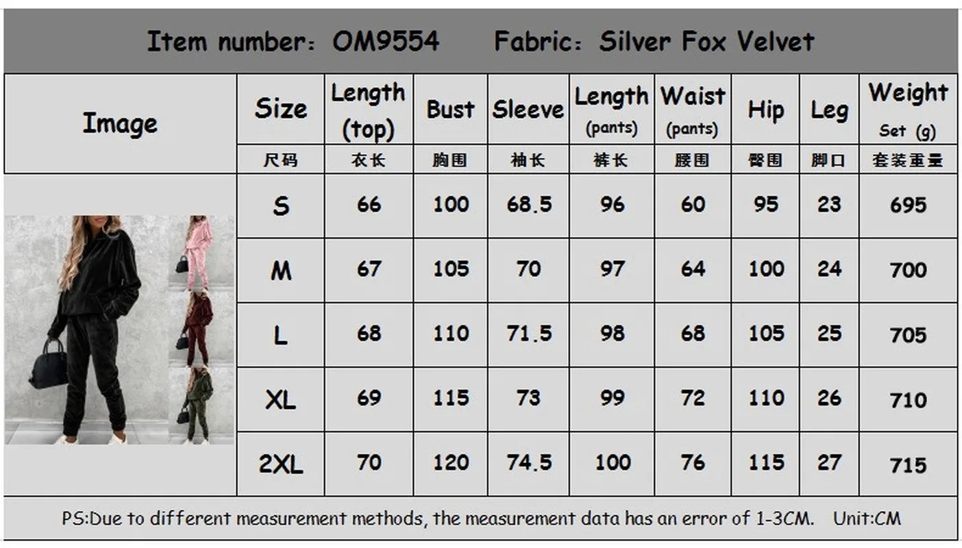 

2 Piece Outfits for Women Pants and Top Winter Fleece Hoodie Suits Female Casual Tracksuits 2021 Office Lady Pockets Sport Sets