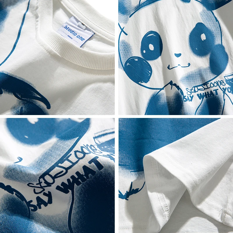 

2021 New Summer Loose Oversize Hip Hop Men's T-Shirt Women's Tees Short Sleeve Unisex Couple College Streetwear Boyfriend Style