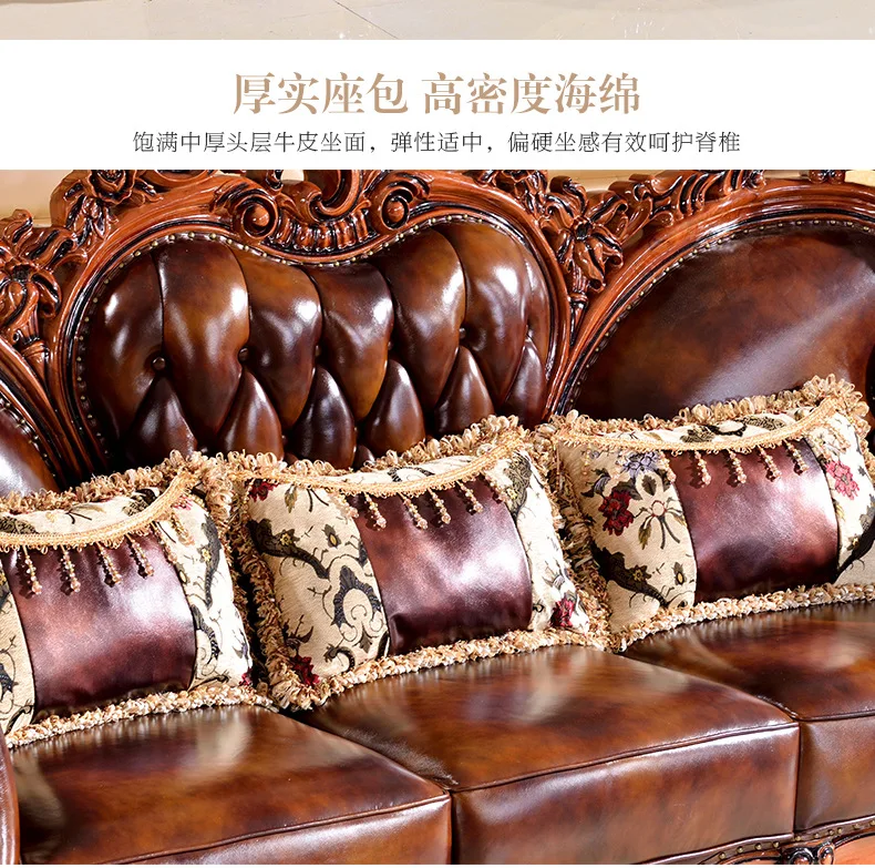 Диван для гостиной, диван, натуральная кожа, диван cama puff asiento chesterfield, деревянный, sala