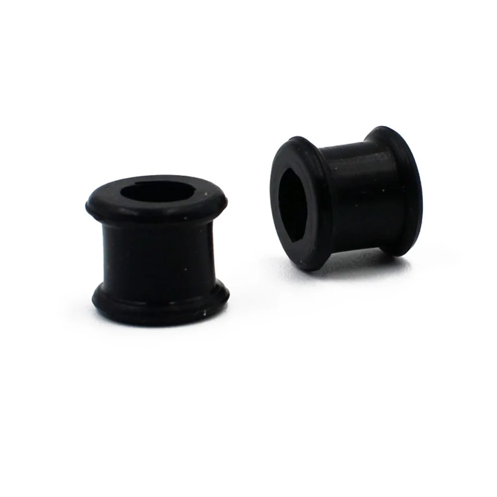 Комплект из 2 предметов большие Размеры Силиконовые УФ черный винт уха Вилки