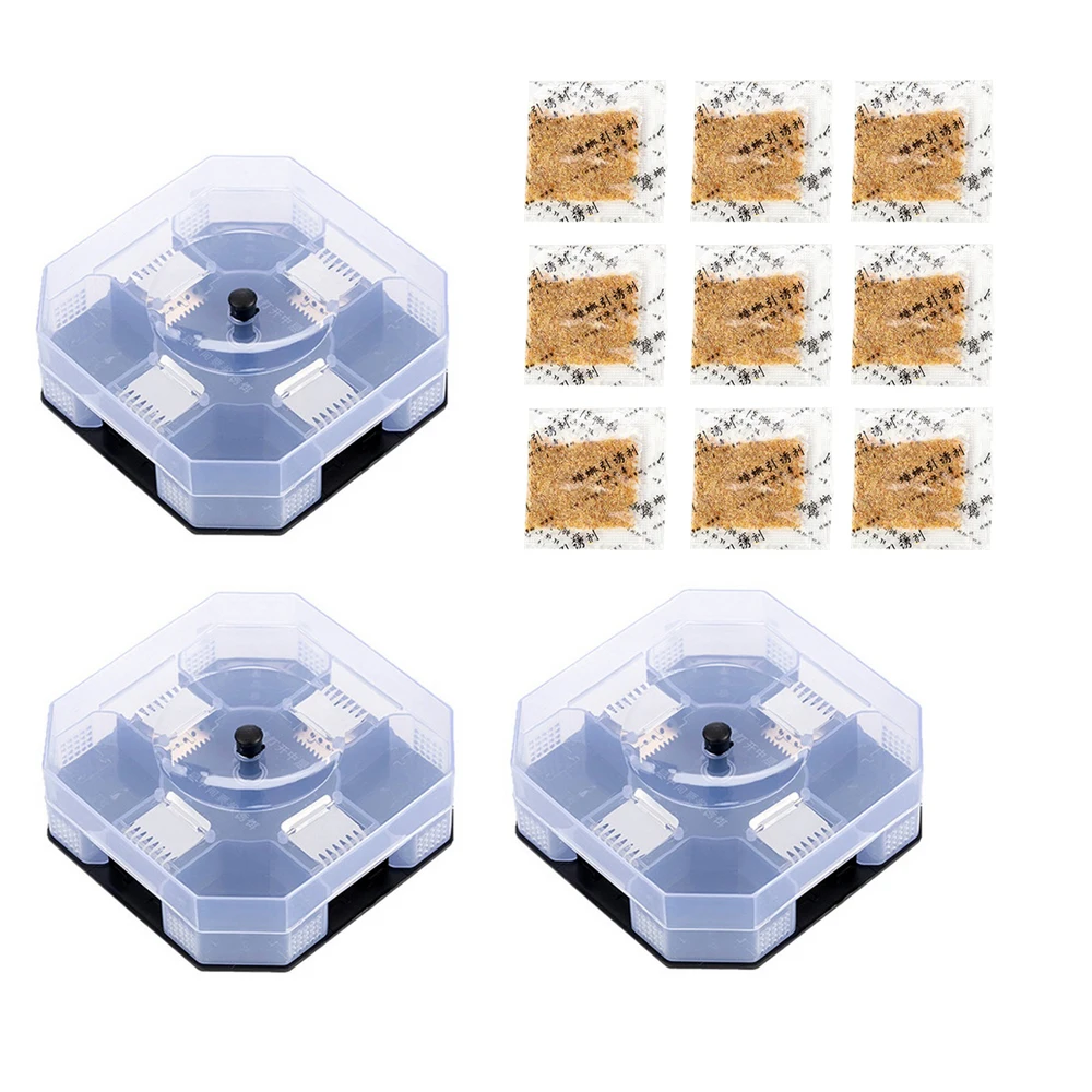 3/5 шт. многоразовая искусственная ловушка для тараканов с приманками Нетоксичная