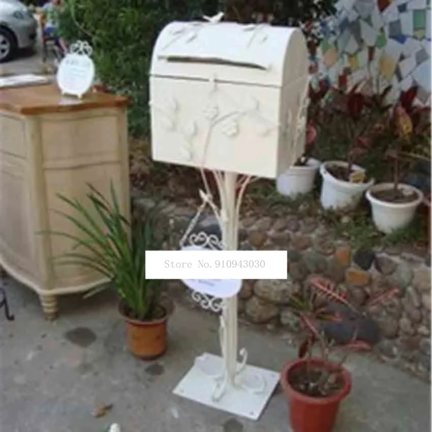 

Европейская сельская вилла железная почтовая коробка, почтовый ящик, почтовый ящик, железный почтовый ящик для уличных сообществ, непромок...
