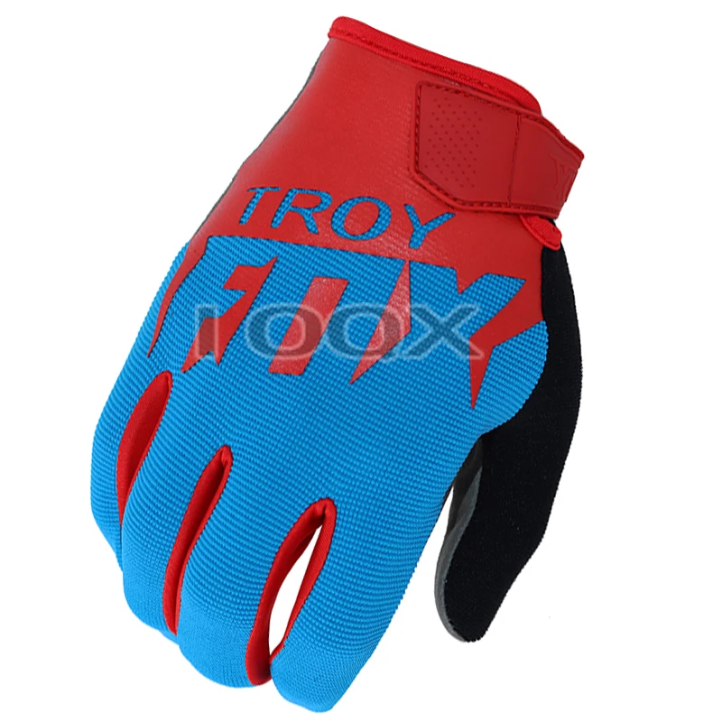 

Troy Fox Red Blue Ranger MX SX DH MTB ATV Enduro Racing Glove Bike Downhill Off-road Race Women Men's Gloves