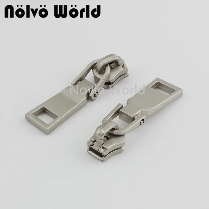 6 шт. 38 7*7 3 мм жемчужный серебристый металлический слайдер на молнии 5 # съемник