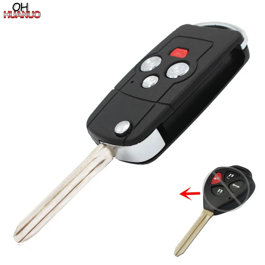 Распродажа! Чехол для Toyota Camry Avalon Matrix Venza 4runner T0327 3 + 1/4 кнопок|Заготовки ключей| |