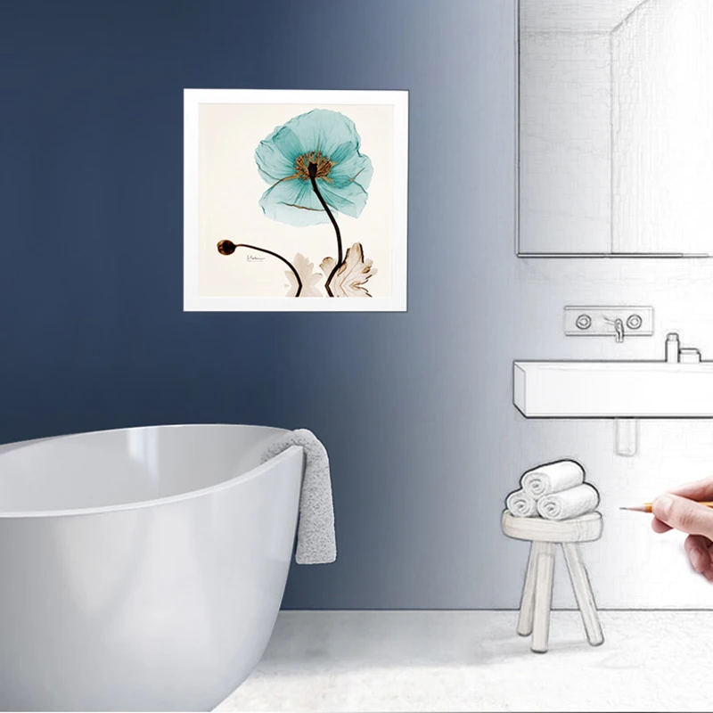 Скрытый шкафчик для ванной шкаф складные фрески хранения артефакт подходит в