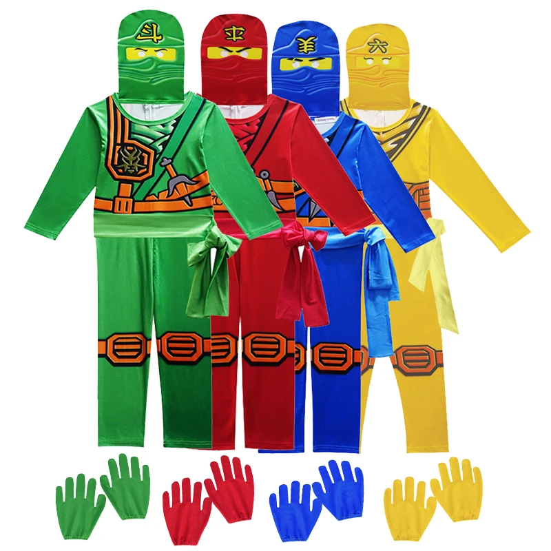 Аниме Phantom ниндзя Детский косплейный костюм на Хэллоуин вечерние для маскарада в