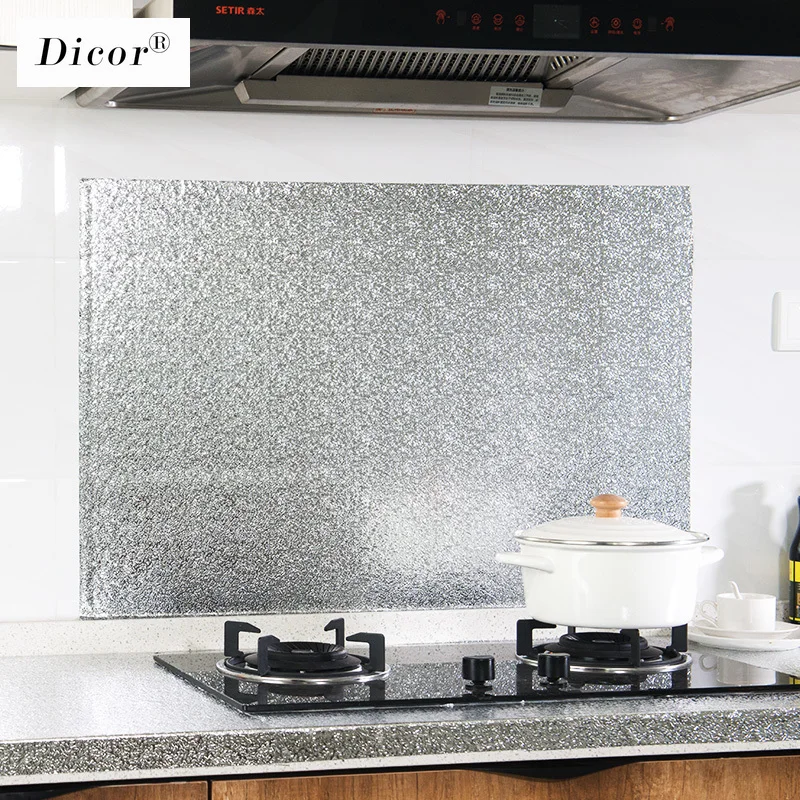 5 м и 10 3D алюминиевая маслостойкая наклейка для кухни оранжевые линии пилинга