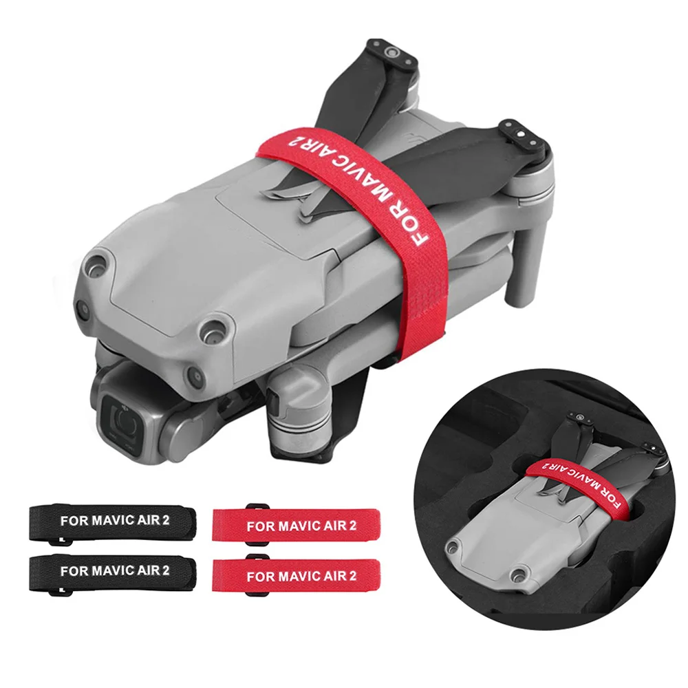 

Propeller Tape Straps Holder for DJI Mavic Air 2/2S Drone Accessories Magic Tape Straps Hook Loop Cord Ties
