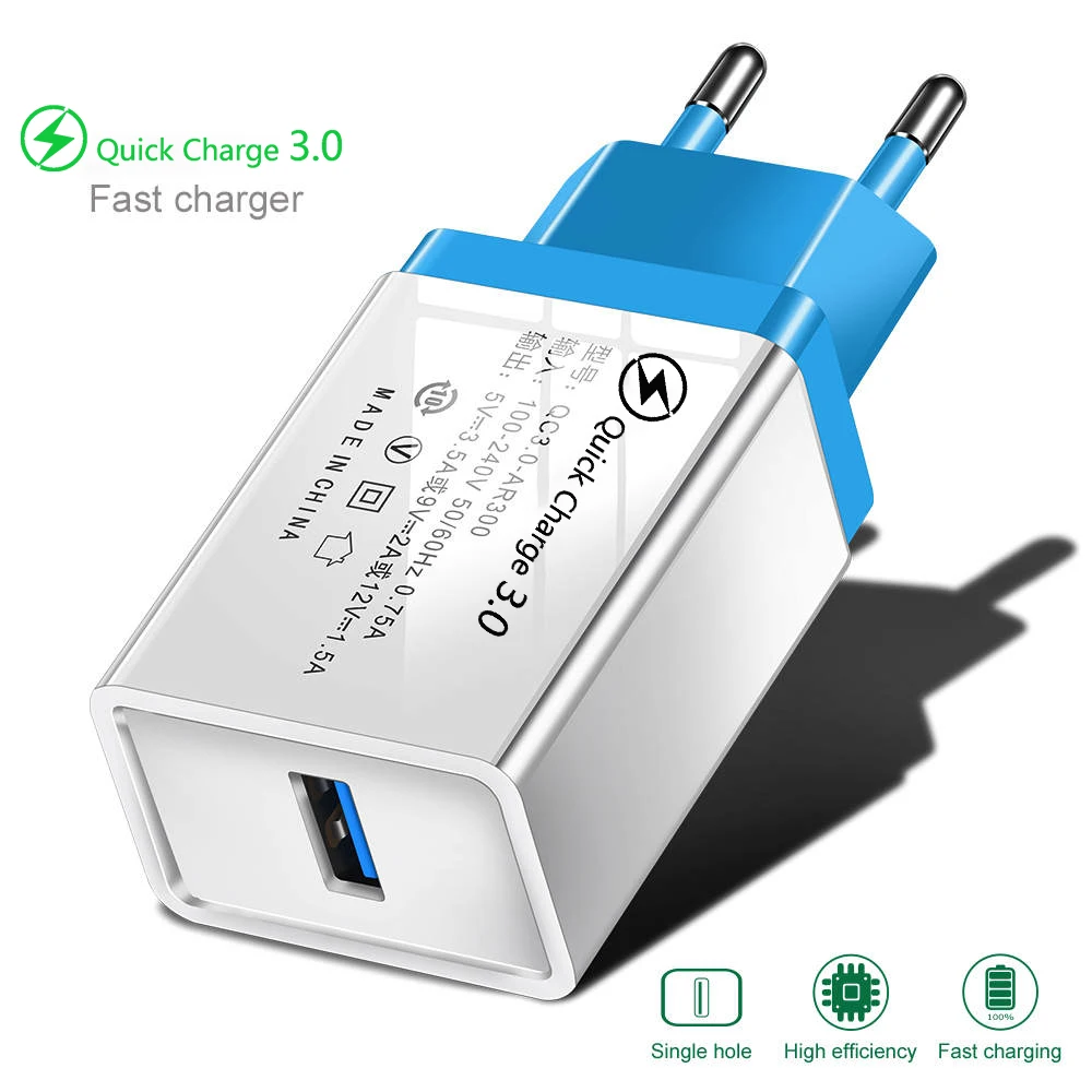 Quick Charge 3.0 USB Charger 5V 3.5A Fast Travel Wall Mobile Phone Charger Wall Adapter For iphone12 Samsung Xiaomi Huawei usb c 5v 3a