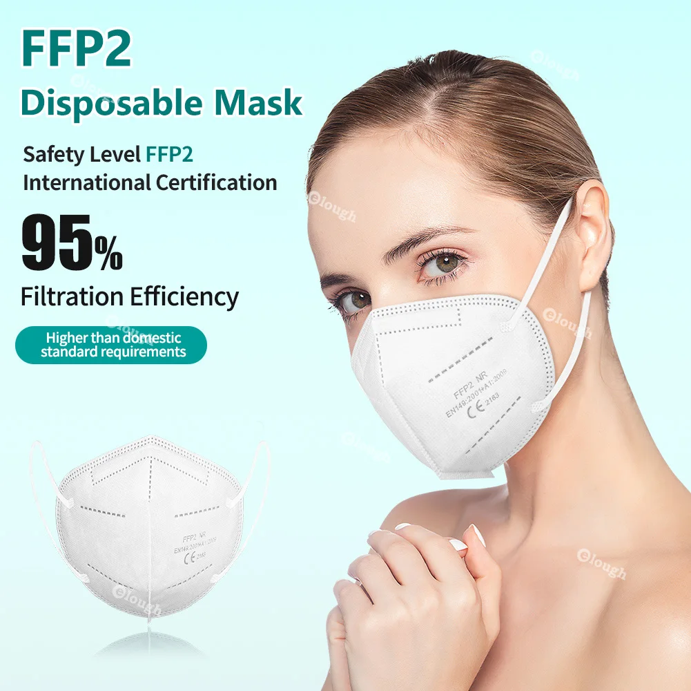 Респираторная маска 5 слоев ffp2mask многоразовая одобренная fpp2 | Красота и здоровье